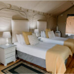 Luxury Tent twin bed
