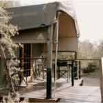 Luxury tent with deck